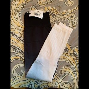 Zyia Black and white ombre performance hi rise